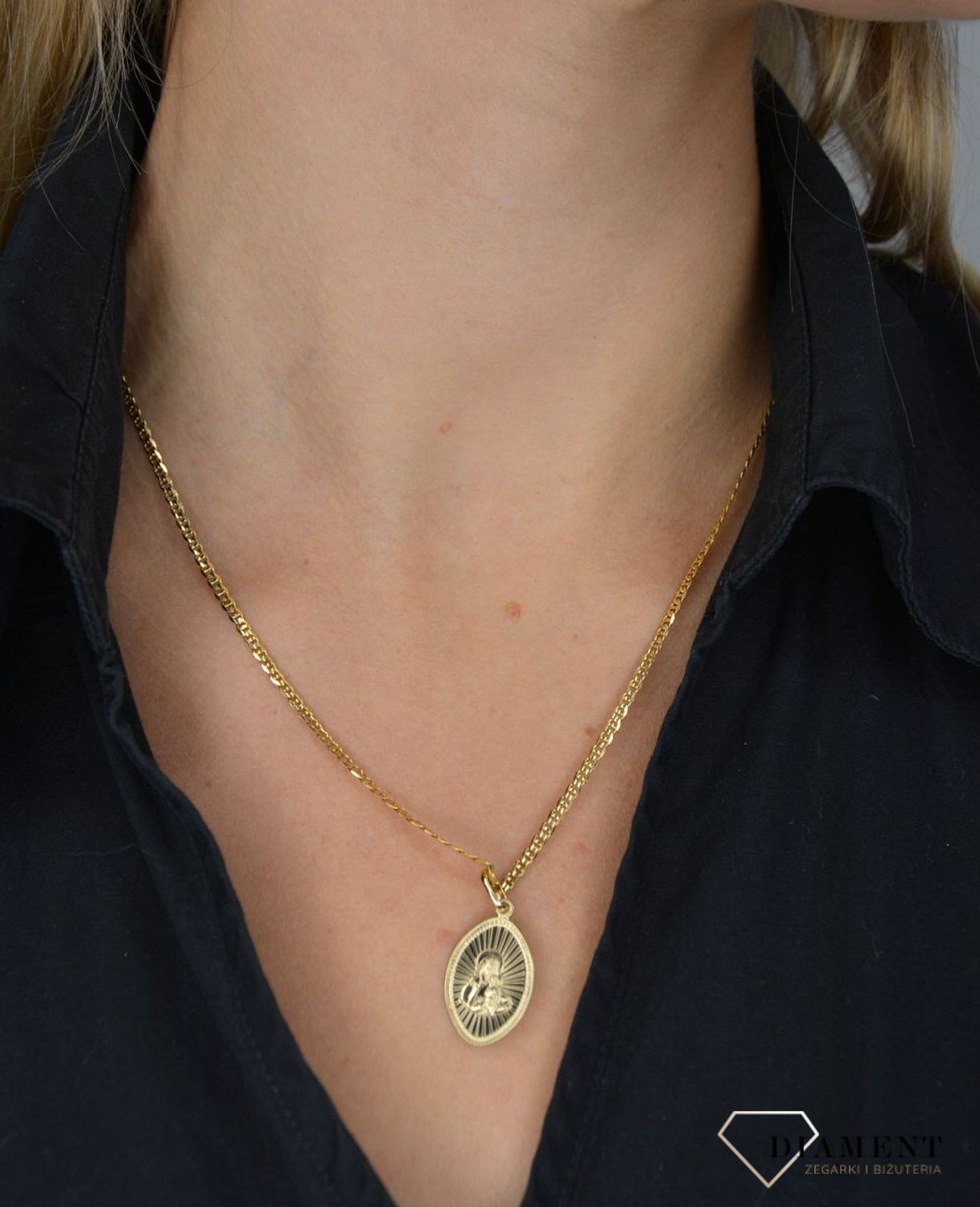 Złoty łańcuszek 585 gucci 2,5 mm DIA-LAN-1208-585 2,5mm ✅ Złoty łańcuszek o delikatnym splocie gucci ✅.jpg